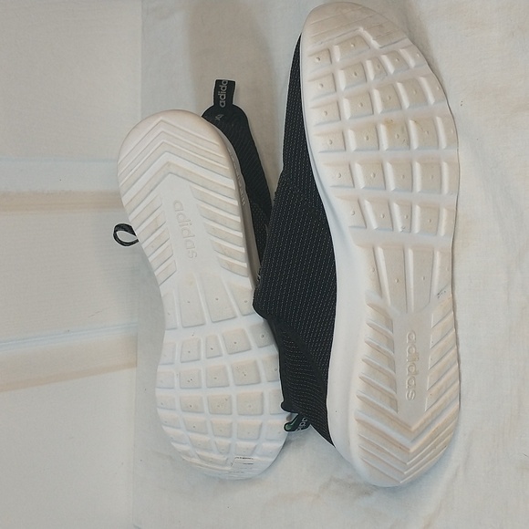 Adidas EUC Ladies Size 10 Black and Gray Nylon Cloud foam Sneakers - Picture 8 of 8